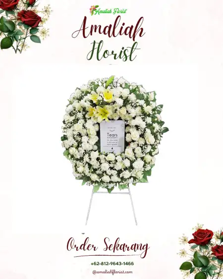Krans Bunga Duka Sinar Bangun